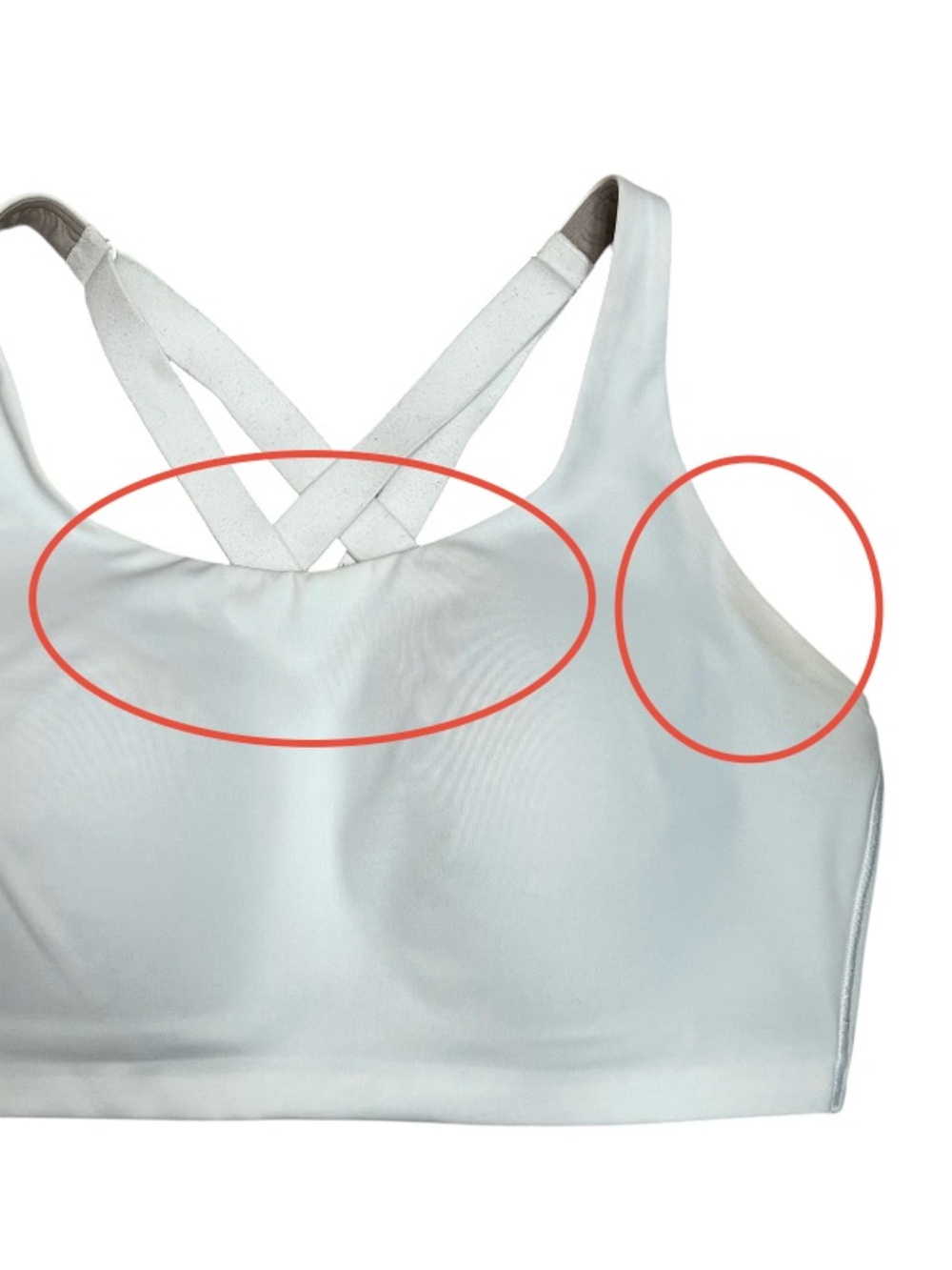 Lululemon Energy Bra High Support in White Size 36DD - Picture 6 of 6